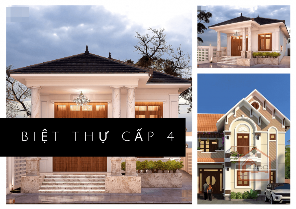 Mẫu kiến trúc biệt thự cấp 4