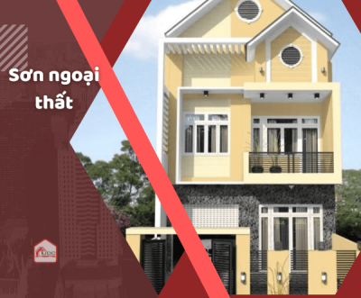 Sơn ngoài ngôi nhà chống nóng cho nhà hướng Tây