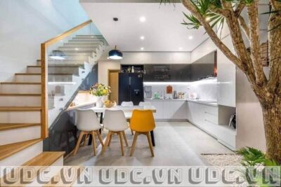 Nội thất bếp đơn giản, theo phong cách hiện đại