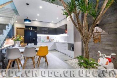 Nội thất bếp đơn giản, theo phong cách hiện đại