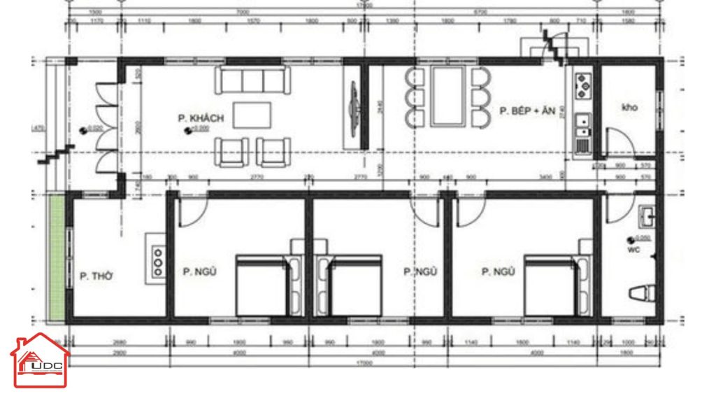 Bản vẽ thiết kế một ngôi nhà