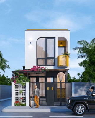 Nhà 25m2 có thiết kế độc lạ