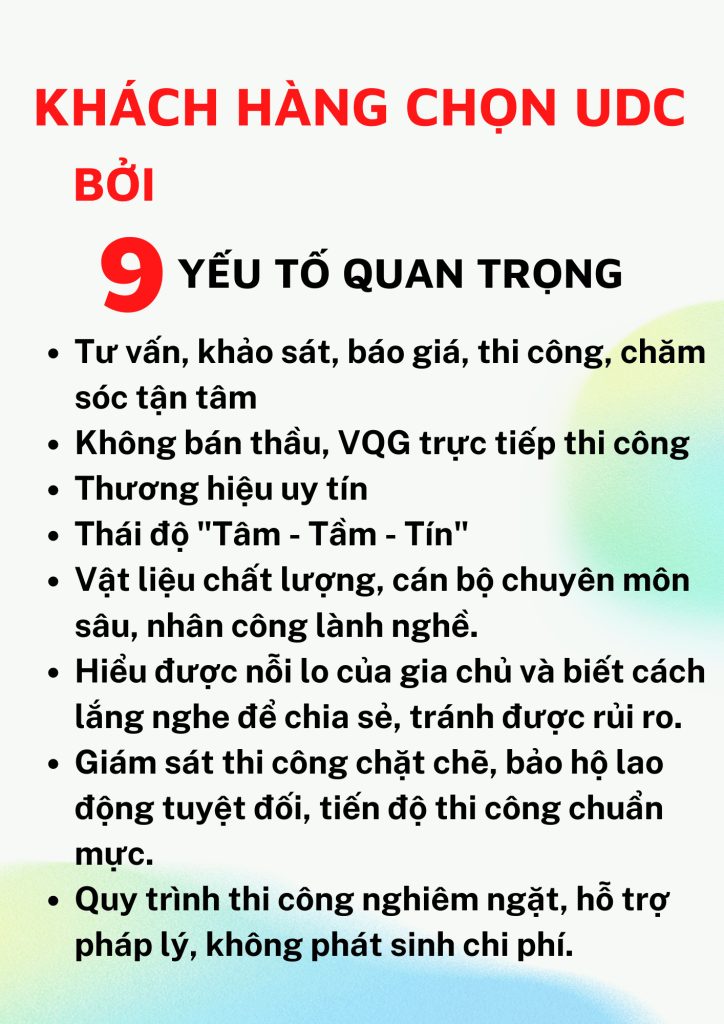 Quy trình thi công UDC