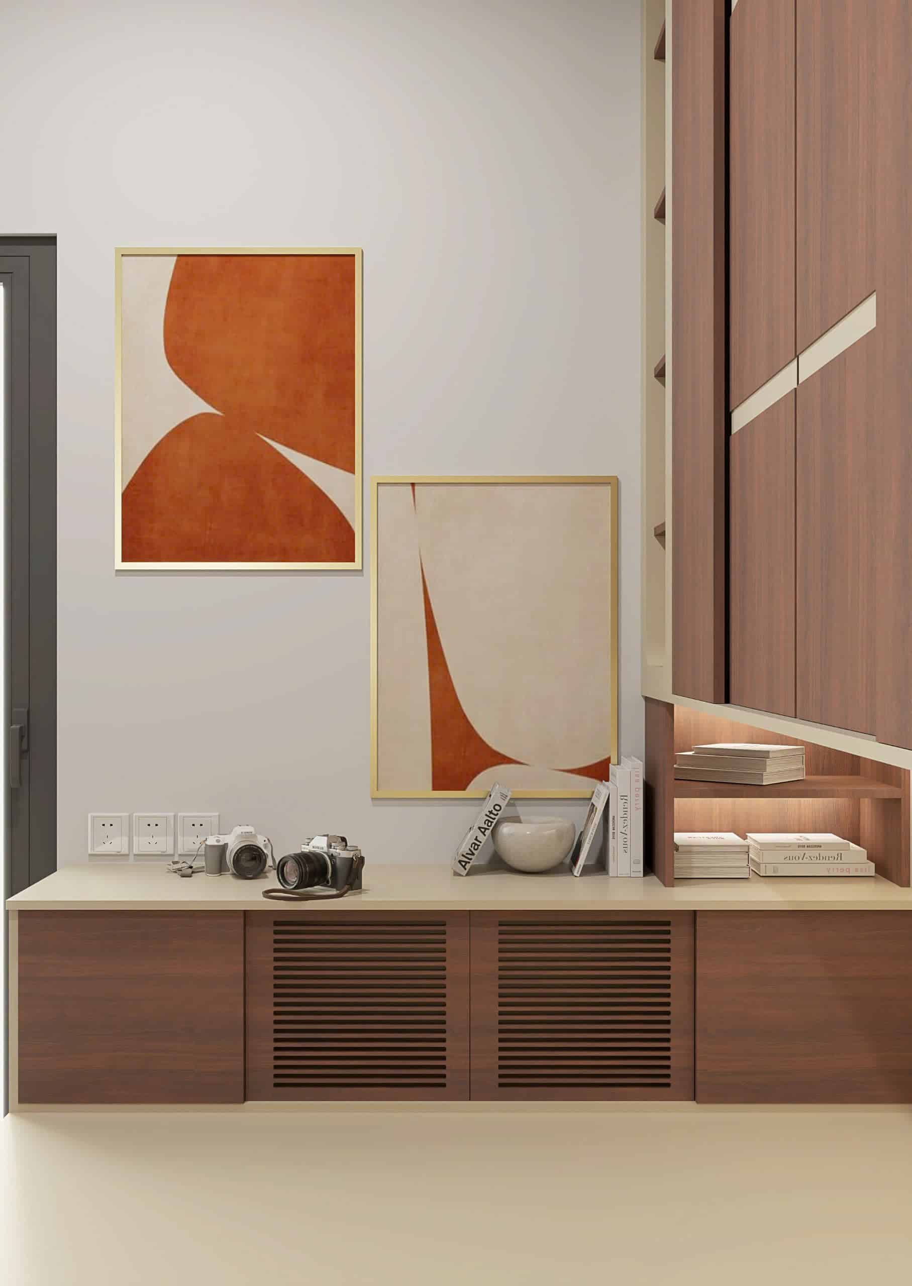 Tận dụng các góc nhỏ làm điểm nhấn