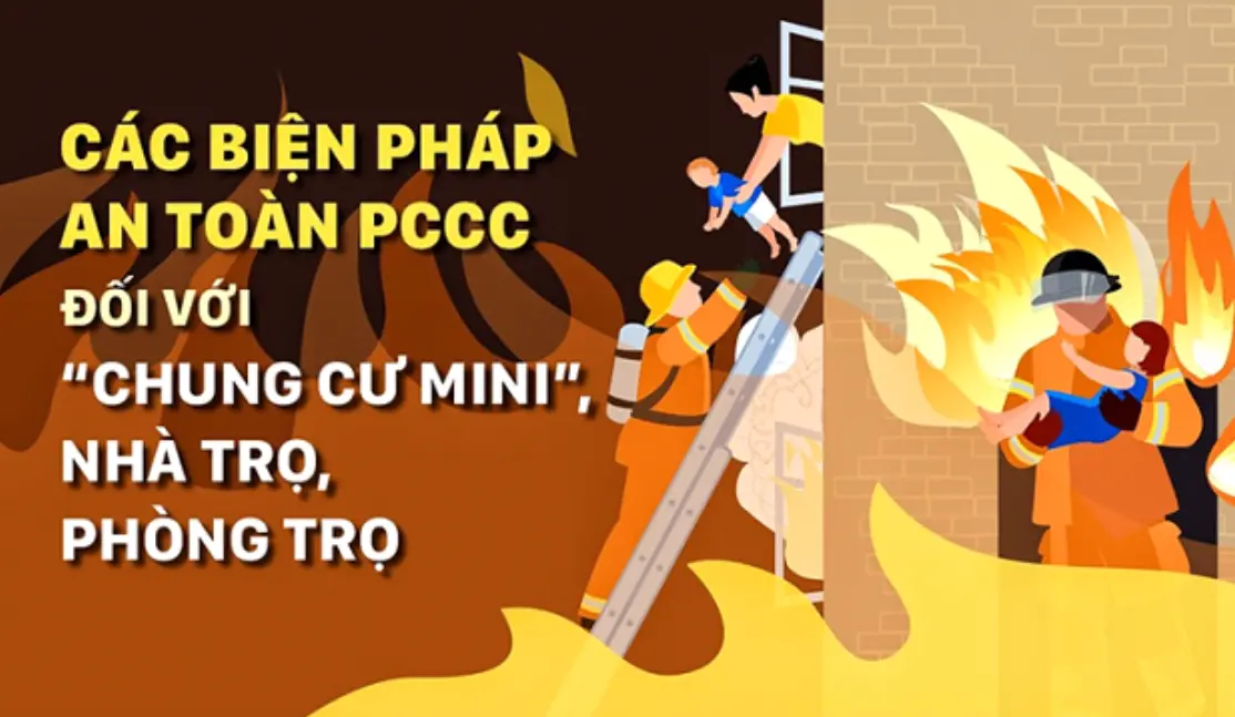 Các biện pháp an toàn PCCC chung cư mini, phòng trọ cho thuê cao cấp