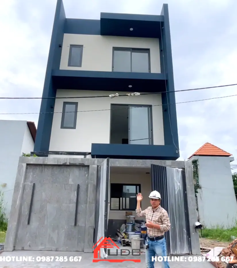 nha-1tret-2tang-bung-ong-thoan Nhà phố 1 trệt 2 tầng có tầng lửng thi công bởi UDC Construction tại Thủ Đức.